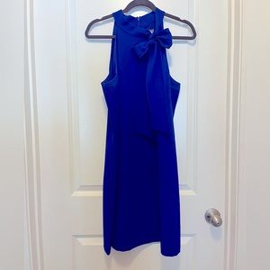 Vince Camuto size 12 royal blue mock neck dress with stretch!